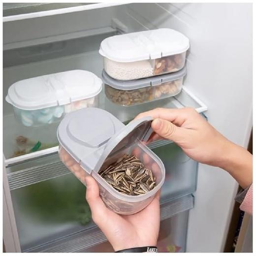 【2个装】美国亚马逊热卖 带盖的两格可重复使用食品储存盒 商品图3