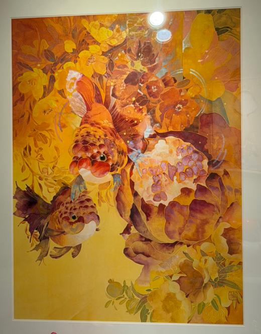 刘畅《锦鲤纳福》原作 商品图0