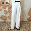 EITIE爱特爱气质高腰利落干净直筒显瘦裤子春季新款8105807 商品缩略图0