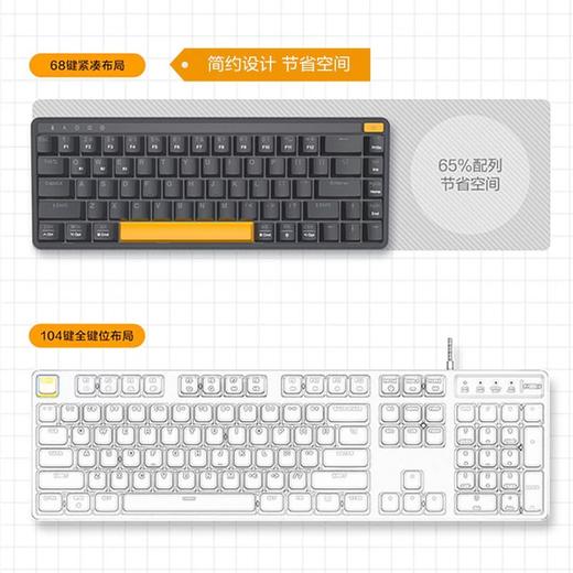 【自用超值】小米 MIIIW/米物 无线高端机械键盘 68键紧凑布局高端系列 商品图6