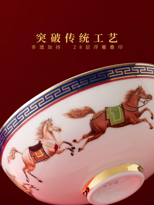 永丰源（auratic）国瓷马年新年礼·马到成功8头茶具【4人位】 商品图3