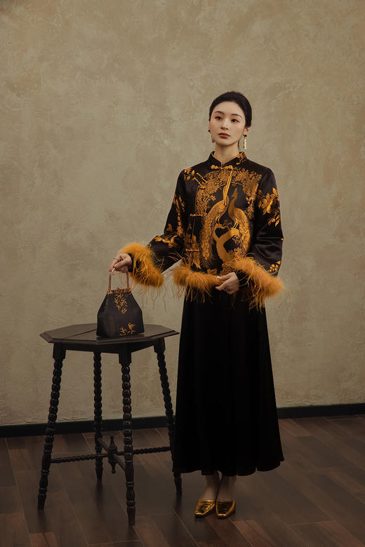 盛唐婧| 上久楷宋锦竹纹手拎包[特价品] 商品图7