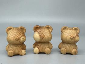 崖柏小熊摆件（单个随机）