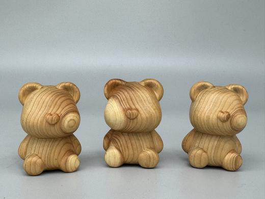 崖柏小熊摆件（单个随机） 商品图0