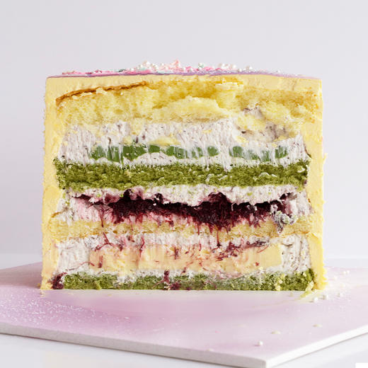 即将下架！2026新版「双鱼座」杨梅酸奶抹茶味蛋糕｜十二星座唯美星空系列 商品图5