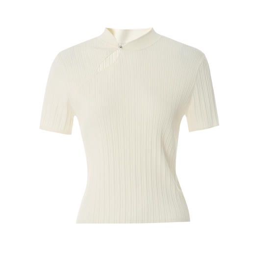 EITIE爱特爱春季新款中式盘扣气质修身温柔显瘦针织衫8101806 商品图5