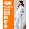 【天猫热销价194元】愿望良品 保暖抗静电夹棉睡衣女 冬季三层加厚加绒棉袄冬款珊瑚绒家居服套装 商品缩略图0