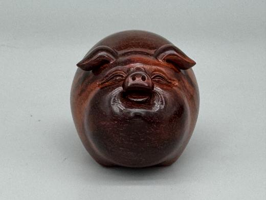 福猪°小叶紫檀把件 商品图0