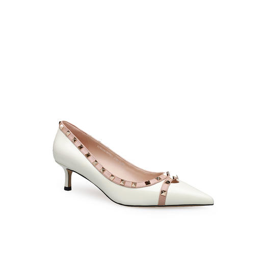 豪麟名鞋迪嘉女鞋皮鞋牛移膜革DJKDA61WP003白色 商品图0