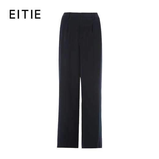 EITIE爱特爱干练通勤高腰直筒显瘦垂坠西装休闲裤2026春新款8505216 商品图6