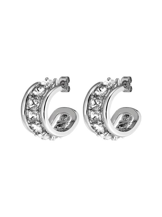 北京仓｜Dyrberg Kern-HELEN-白色水晶 耳环［丹麦设计师］ 商品图1