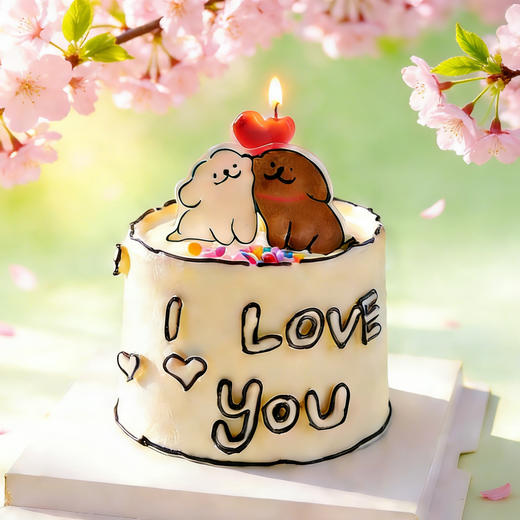 ❤️见证爱情❤️蛋糕 商品图0