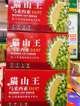 猫山王榴莲肉礼盒