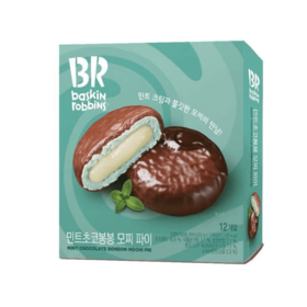 富林可 薄荷巧克力味打糕派264g 민트초코봉봉모찌파이264g