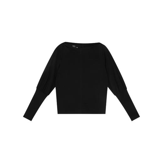 Oneup一字领羊腿袖羊毛长袖 商品图6