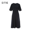 EITIE爱特爱2026春季新款简约水滴领温柔优雅收腰显瘦深蓝色连衣裙8507229 商品缩略图6