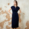EITIE爱特爱法式优雅气质百搭通勤收腰连衣裙春夏新款8107836 商品缩略图3