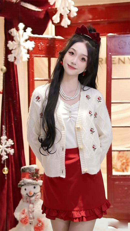 玛克门店发货：花朵开衫货号：MF80JA018A20 商品图0