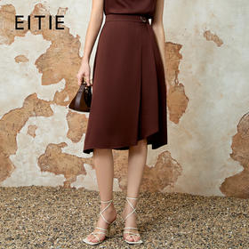 EITIE爱特爱不规则高腰a字显瘦半身裙春新款8206906