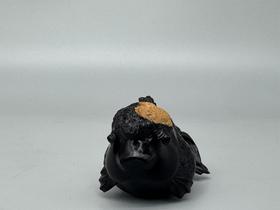 紫光檀小金鱼摆件