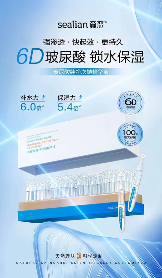 森恋玻尿酸次抛精华液1.5ml*5支 商品图2