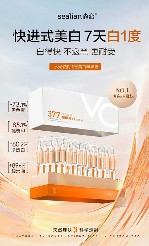 森恋水光祛斑美白次抛精华液 商品图1