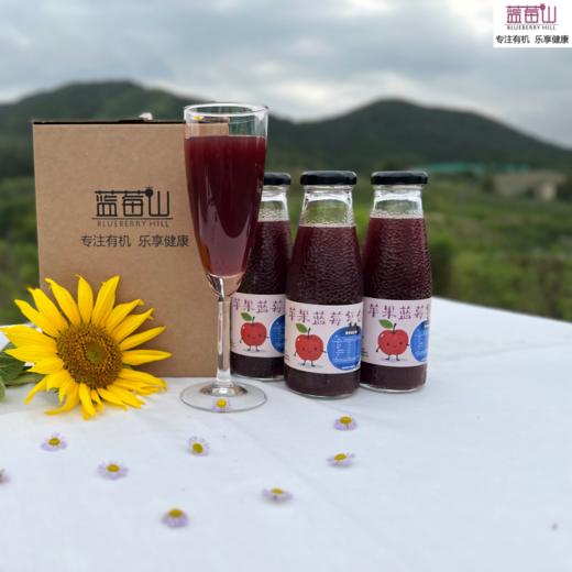 蓝莓山有机苹果蓝莓复合纯果汁（100%原榨） 多规格可选 全国配送（偏远地区除外） 商品图0