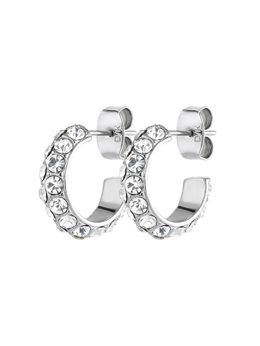 北京仓｜Dyrberg Kern-HEIDI-白色水晶 耳环［丹麦设计师］ 商品图1