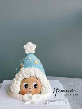 「男孩」绒帽小孩