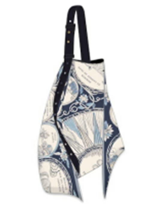 北京仓｜Inoui Editions-CHANCE INOUI-海军蓝 丝巾包  ［法国设计师］ 商品图0