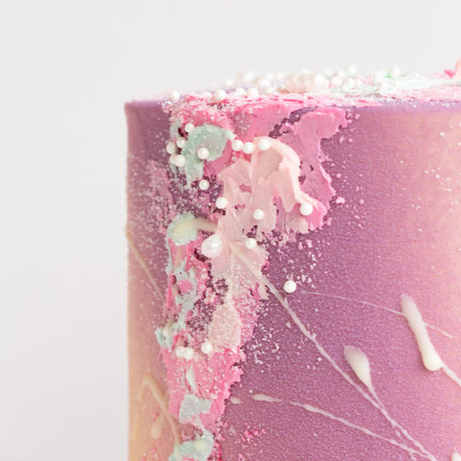 即将下架！2026新版「双鱼座」杨梅酸奶抹茶味蛋糕｜十二星座唯美星空系列 商品图3