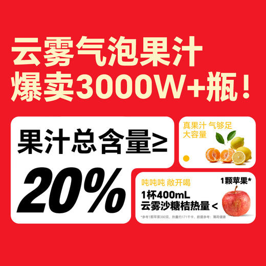 柠檬共和国云雾沙糖桔气泡果汁1.25L 商品图1