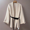 【特价不退换】【预售7天】良木礼羊驼绒大衣（腰带）1626） 商品缩略图0