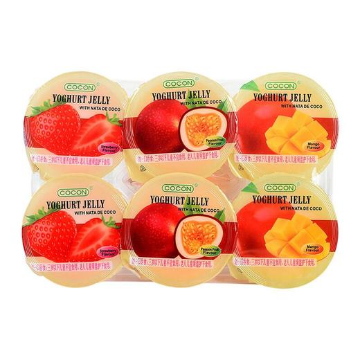 可康牌酸奶味多口味果冻 480g/盒 商品图0