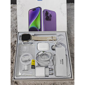 苹果全家桶配件 智能手表+无线磁吸充电板+20W充电器+快充线+蓝牙耳机