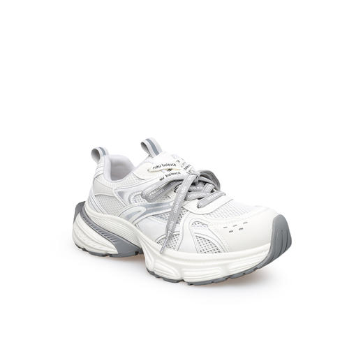 豪麟名鞋奥莱迪嘉女鞋时尚老爹鞋牛皮革/织物DJYSO61WX210米白色  原价1660元 商品图0