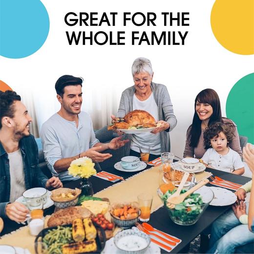 亚马逊热卖 橙色精致一次性环保餐具套装 派对宴会用品【每种餐具25个X3=75个】 商品图6