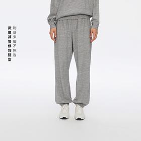 Oneup花纱收脚薄卫裤