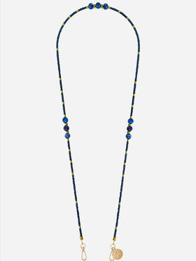 北京仓｜La Coque Française-IRIS-海军蓝色 串珠 长款 手机链［法国设计师］