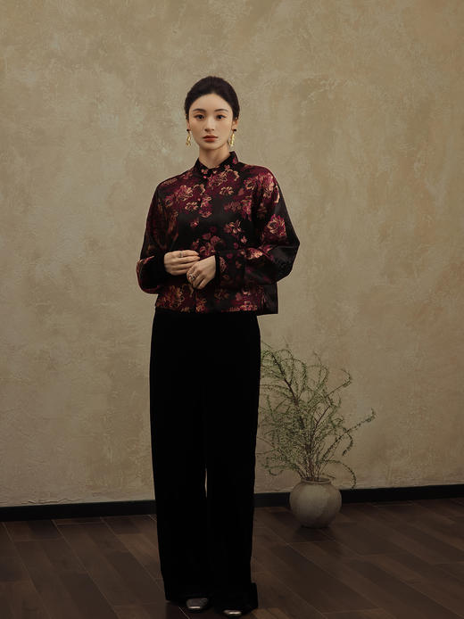 盛唐婧 |暗香中式国风对襟外套 商品图2