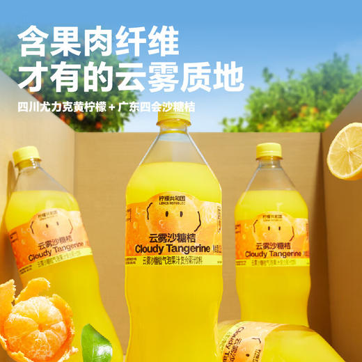 柠檬共和国云雾沙糖桔气泡果汁1.25L 商品图3