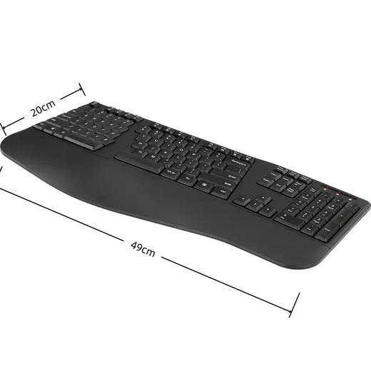 美国品牌 Insignia 105键全尺寸无线人体工学薄膜键盘 - 黑色 商品图7