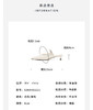 Westory2026年春季尖头低跟牛皮穆勒拖鞋后空鞋休闲百搭空凉鞋S26AH51211 商品缩略图12