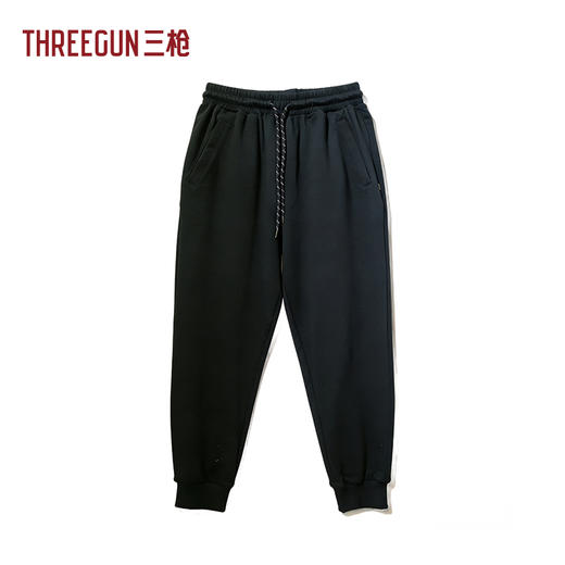 Threegun三枪 毛圈弹力棉男长裤-61315B011 商品图1
