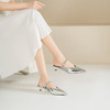 Westory2026年春季尖头低跟牛皮穆勒拖鞋后空鞋休闲百搭空凉鞋S26AH51211 商品缩略图4