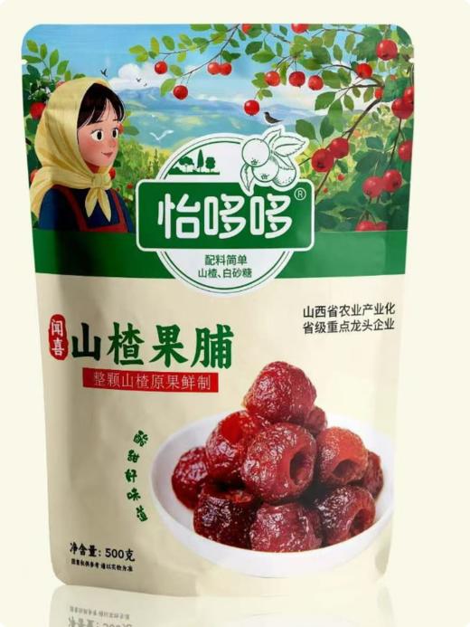 怡哆哆闻喜山楂果脯500g*1袋 商品图0