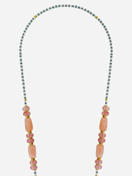 北京仓｜La Coque Française-NESSY-玫瑰色 串珠 长款 手机链［法国设计师］ 商品图2