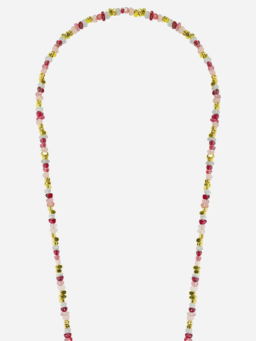 北京仓｜La Coque Française-LIVIYA-红系拼色 串珠 长款 手机链［法国设计师］ 商品图2