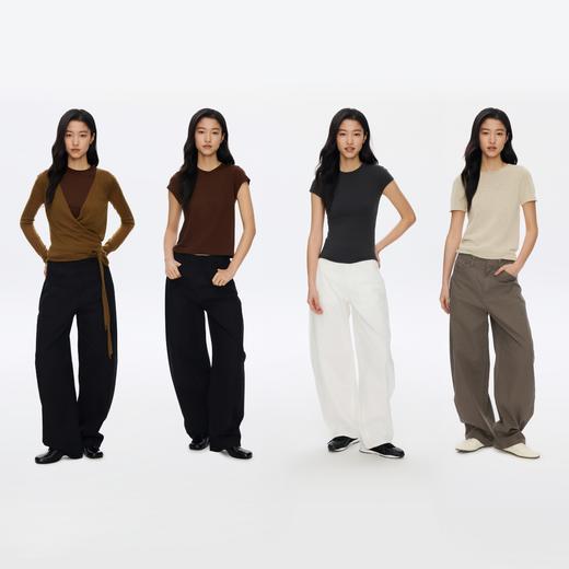 oneup格子休闲香蕉裤 商品图4