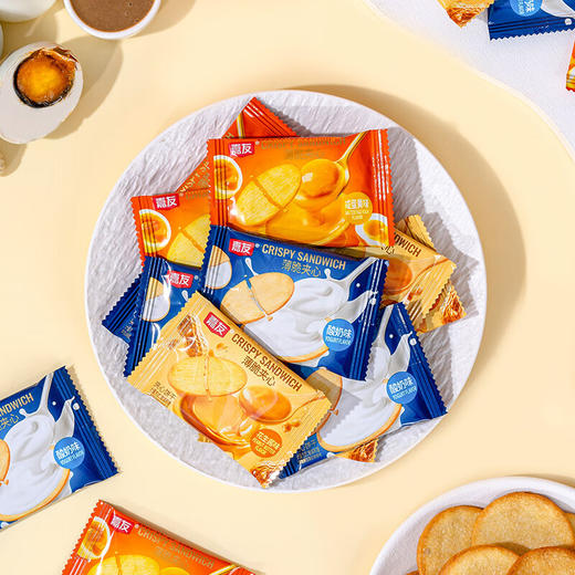 嘉友薄脆夹心饼干花生味150g 商品图2